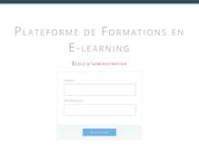 Tablet Screenshot of elearning.hainaut.be