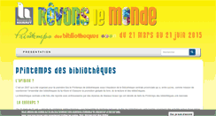 Desktop Screenshot of printemps.hainaut.be