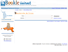 Tablet Screenshot of bookle.hainaut.be